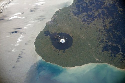 Mount TaranakiAn astronaut on the International Space Station took this magnificent photo of Mount T