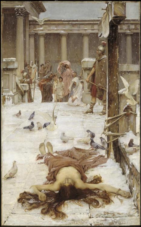 Saint Eulalia, John William Waterhouse, 1885, TatePresented by Sir Henry Tate 1894Size: support: 188