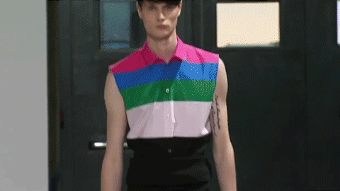 messgala:  Andrew Westermann @ Raf Simons SS14 
