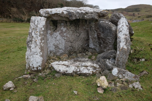 Llety’r Filiast Burial Chamber, Great Orme, Llandudno, North Wales, 11.2.17. This burial mound