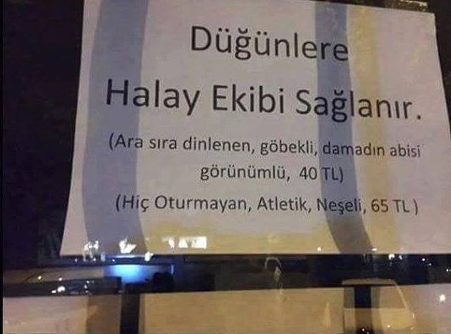 Düğünlere
Halay Ekibi...