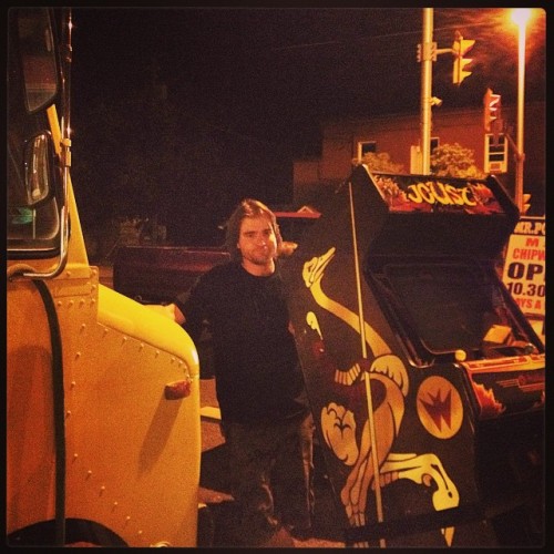 …and it’s off to the shop for #Joust - what a tough customer!!! Josh from @ottawapinbal