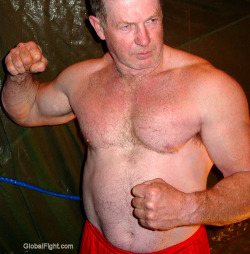 wrestlerswrestlingphotos:  muscular older irish makes gingers boxing