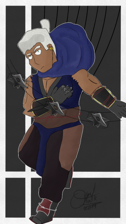 I’m love Dedue so I drew him as a Ninja from Fates