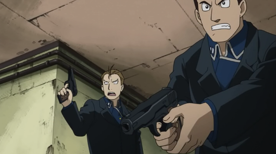 lolisoup:  phantomrose96:  That scene where Darius and Heinkel fake-kidnap Ed in
