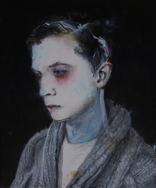 antoinecordet: Antoine Cordet OYSTERS AND HEROIN PROJECT; Acrylic on canvas.