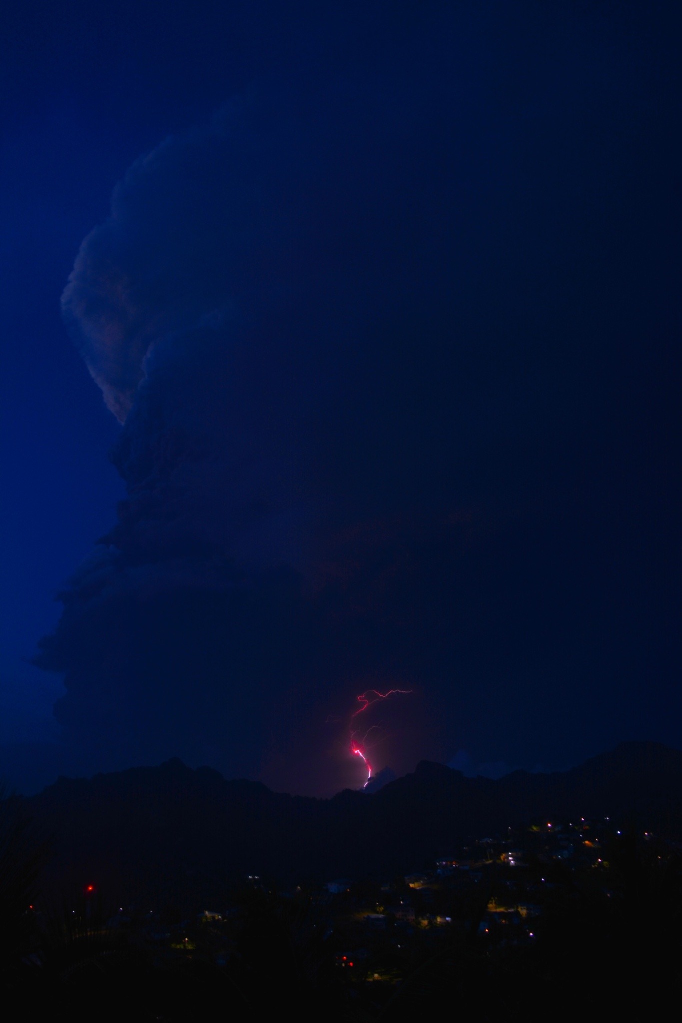 Porn Pics Volcanic lightning 