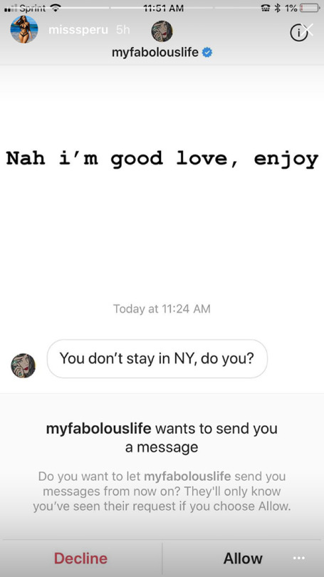 Fabolous Slides Into DM, Gets Exposed By Model Fiorella Zelaya