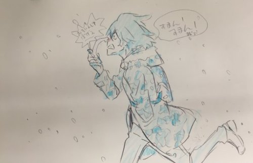 nharime: the kill la kill cast together on christmas, off sushio’s twitter.