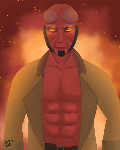 Hellboy For @ Nosetoons And Is Art Trade On IG!