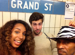 sweetserenity-co: iheartinterracial:  buzzfeed:  This couple took selfies at all 118 subway stops in Manhattan. It only took nine hours!   I love this. I’ve always wanted to do something like this on a date.  Kudos to them, it’s too hot in this city