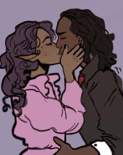 mothgeist:I’m very gay tonight and had to express that gayness somehow, so. here are som tender smooches