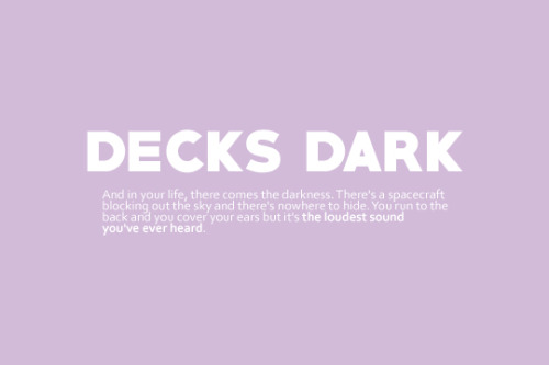ycrke: Minimal + pastel rainbow and neutrals A Moon Shaped Pool (Radiohead) lyrics.