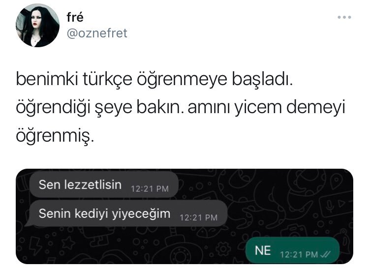 fré @oznefret benimki...