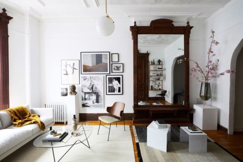 The beautiful Brooklyn home of Tariq Dixon, co-founder and CEO of TRNK | Photo by Nicole FranzenFoll