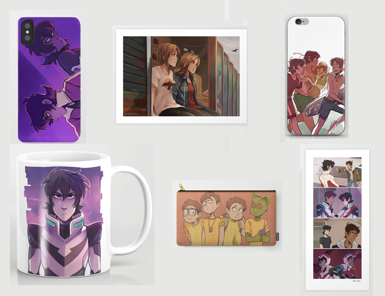 just added some stuff I forgot to add to my society6! (=25% OFF sitewide with the