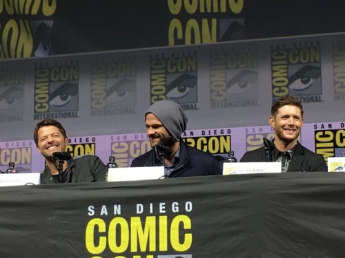 Supernatural panel at #SDCC ½. Taken by my friend so I could relax and enjoy.Feel free to s