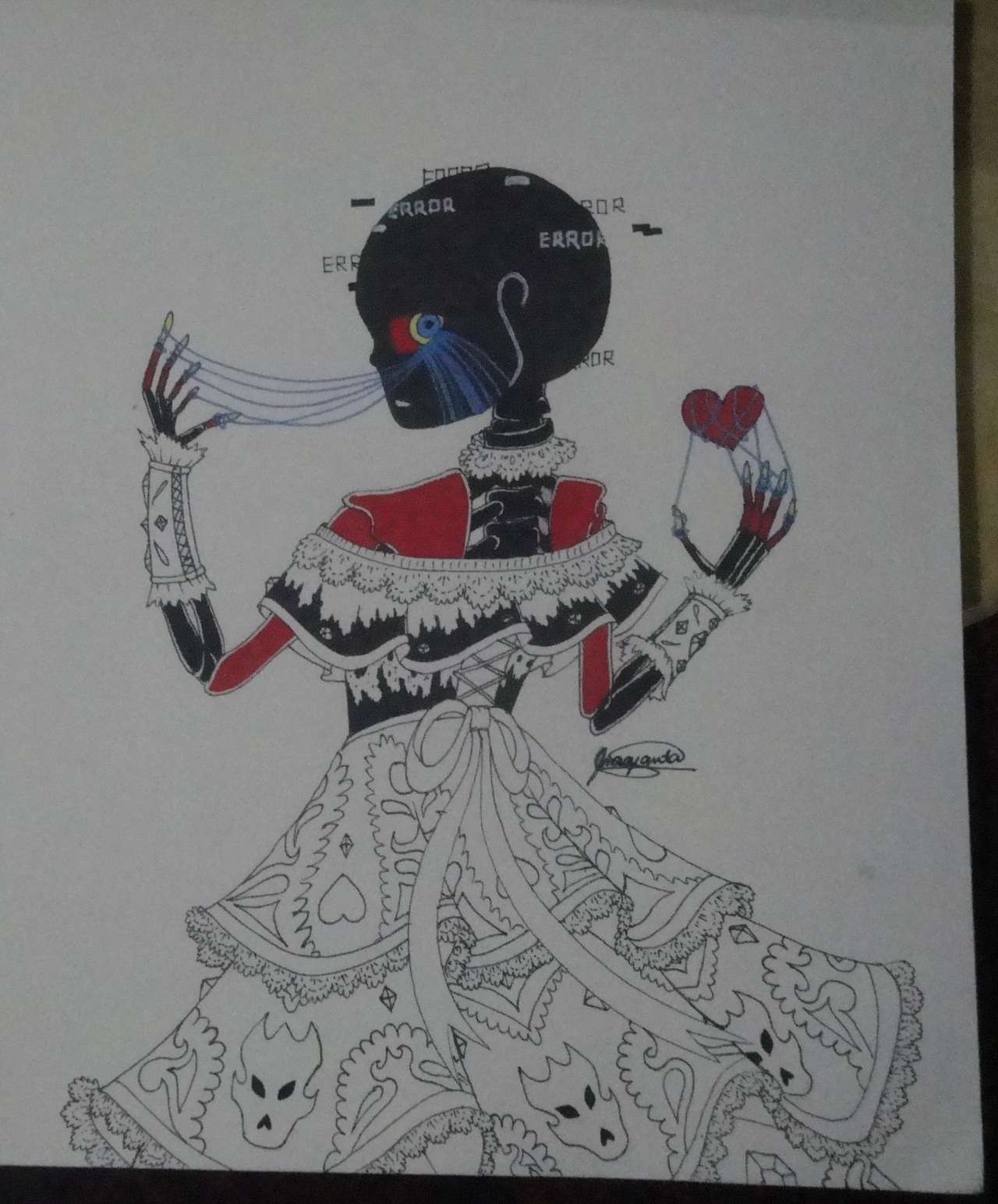 Harrish6 — darkbluesoul012: Error wearing a dress Inspired by...