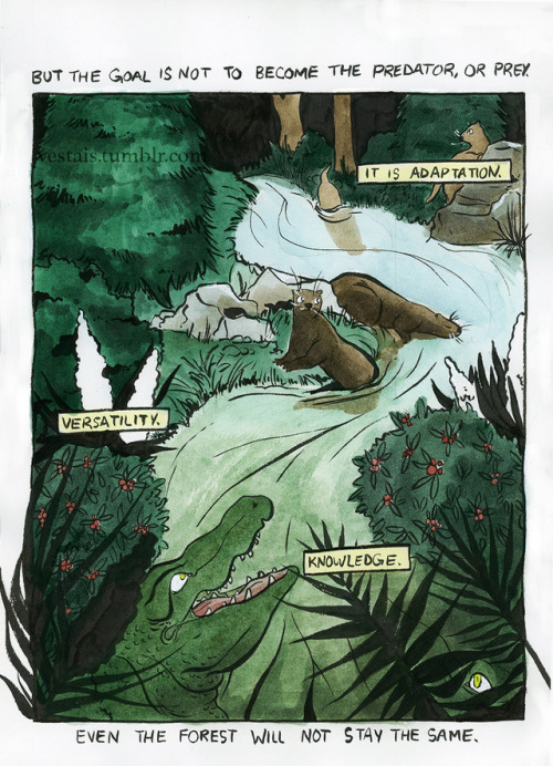 vestais: I have been working on this comic “Undergrowth” for the past month and I’