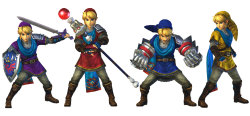 gameraddictions:  Various outfits Hyrule