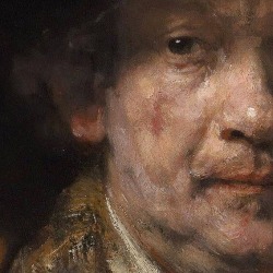rearte:Rembrandt Self Portrait (detail)