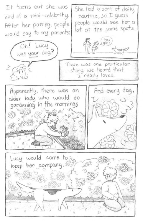 wodaro:A simple little pencil comic about my childhood dog!
