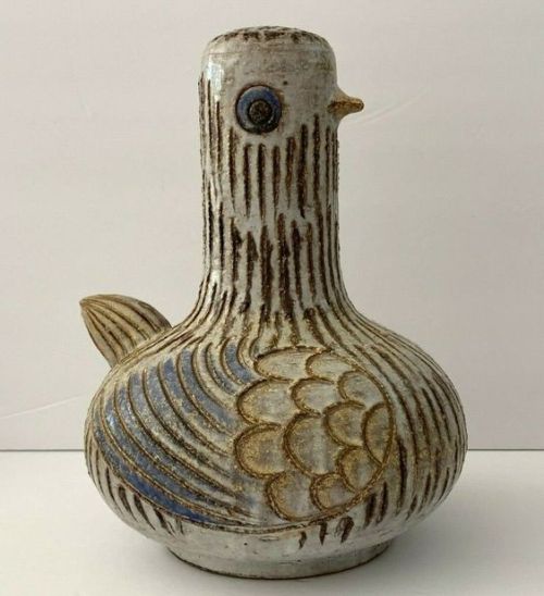 designobjectory: Bitossi Raymor, Aldo Londi large pottery bird sculpture 