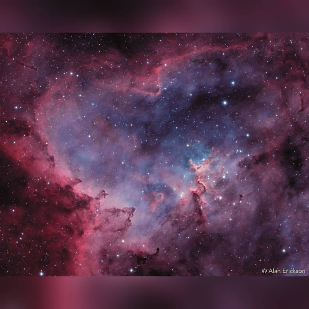 In the Heart of the Heart Nebula #nasa #apod #ic1805 #emissionnebula #heartnebula