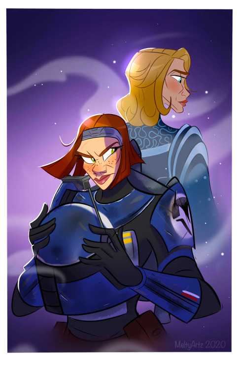 I am not my sister.My artwork for The Clone Wars Zine, done much earlier this year. I chose Bo and S