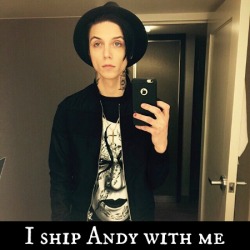 andybiersackconfessions:  I ship Andy with