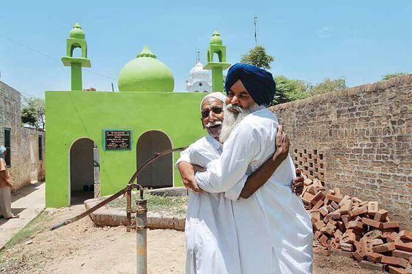 pakistan365:  A Sikh man builds a mosque for his lifelong Muslim friend because he