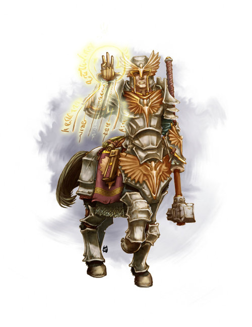 Centaur Paladin by butterfrog