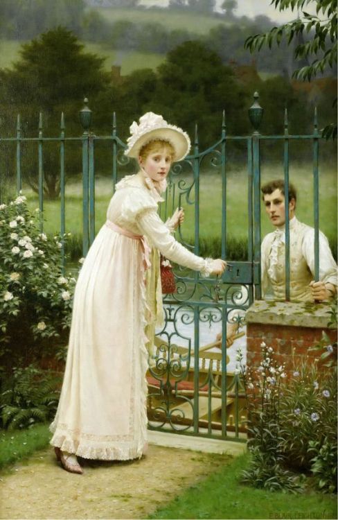 artfortheages:Where there’s a will - Edmund Blair Leighton - 1892