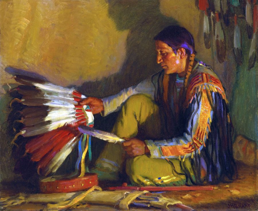The War Bonnet by Joseph Henry Sharp, n.d.
