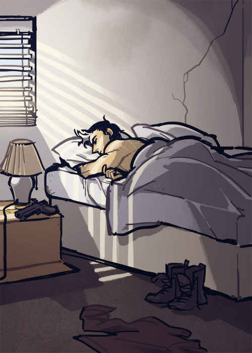 everking:  even vigilantes need their beauty sleep 