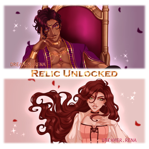 Relic Unlocked❤️ A little something I was working on in the days. I wanted to make these look like f