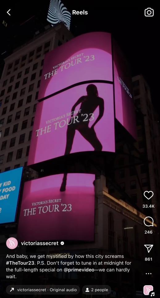 Not Victorias Secret Posting This Reel With This Caption