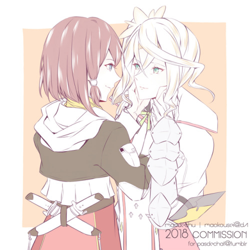 Rose/Alisha commission for @pasdechat ! Thank you for commissioning me with my OTP ;;;;;;;;;;(I’m so