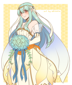 adricarra-art:    Bride Ninian! She looks so beautiful ;v;