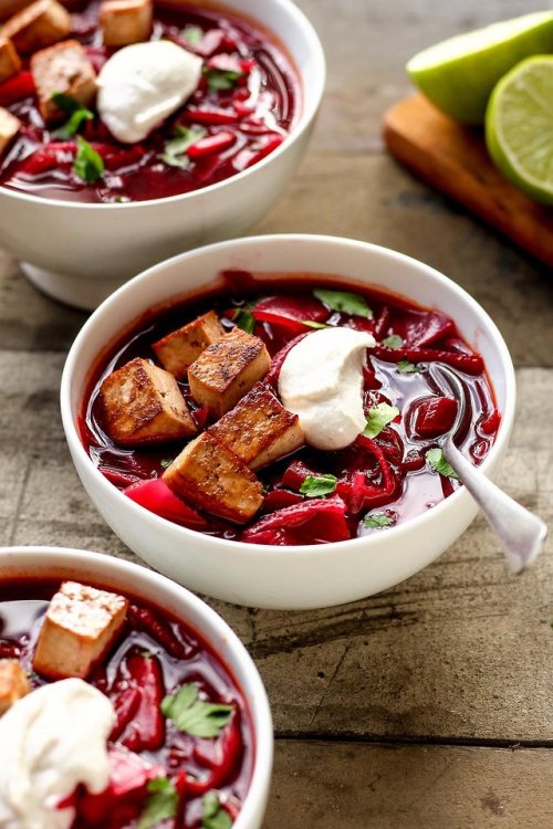 Vegan Tofu Borscht