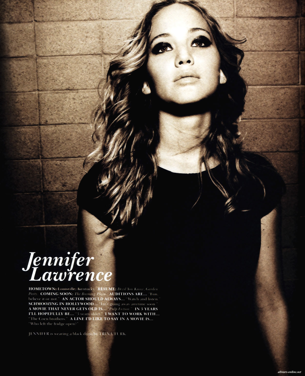 Sweet! Jennifer Lawrence!