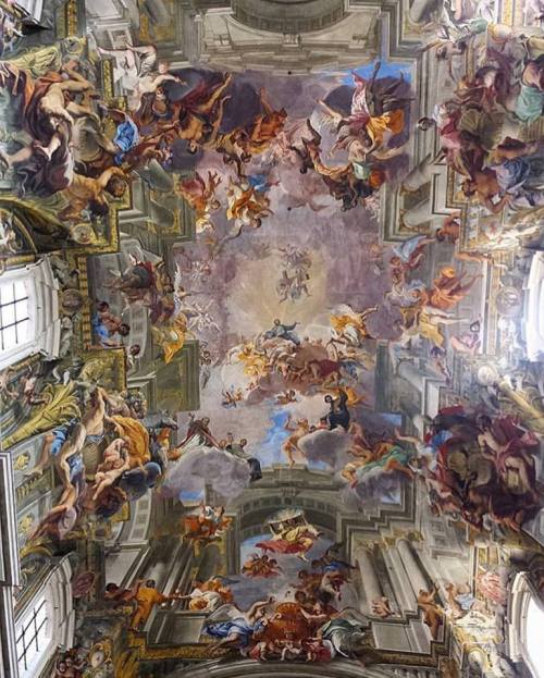 “The Apotheosis of Saint Ignatius” is an extraordinary illusionist fresco of Andrea Pozz