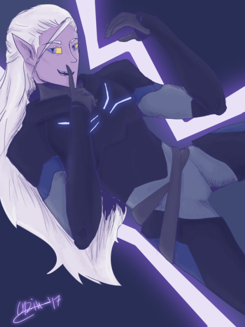 cyzin: @lotor-week Day 4: Free DayBlade of Marmora AUa little late but is finally finished!