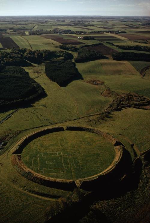 museum-of-artifacts: Viking ring castle in Denmark, dating from c. 980 AD.