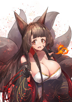 nijigenlewd:Akagi by artist かわりう@＠な27b (fanbox)