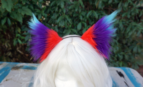  Cat/Fox Headband Ears Another pretty commission that came in for Halloween! Love how these turned o