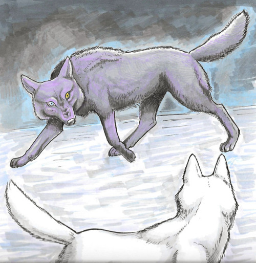 This was for Inktober Day 2 &ndash; “Divide.” Wolf’s Rain is still one of my personal favorite anime