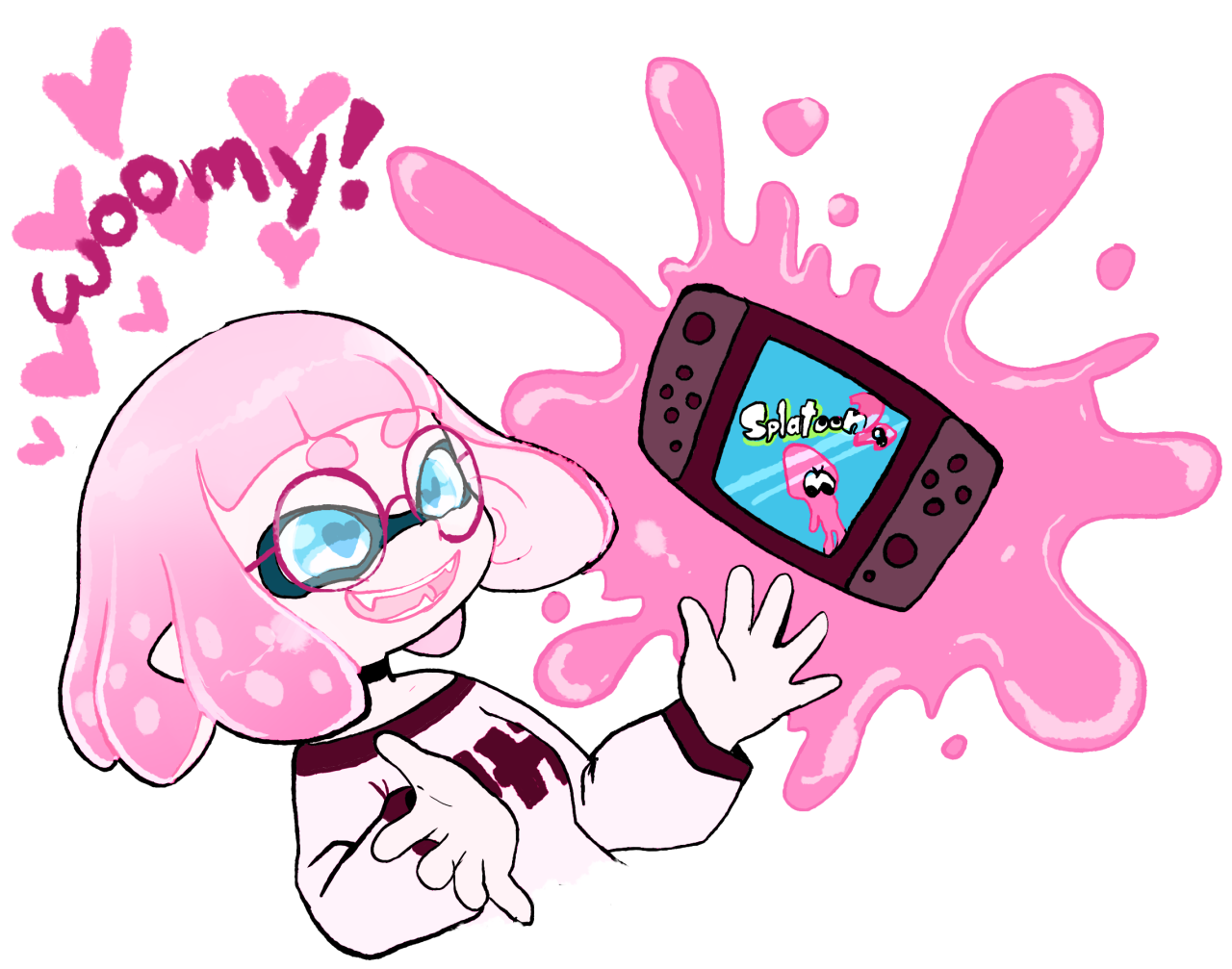 hyper-ink:momo’s excited… are you? &gt;:)