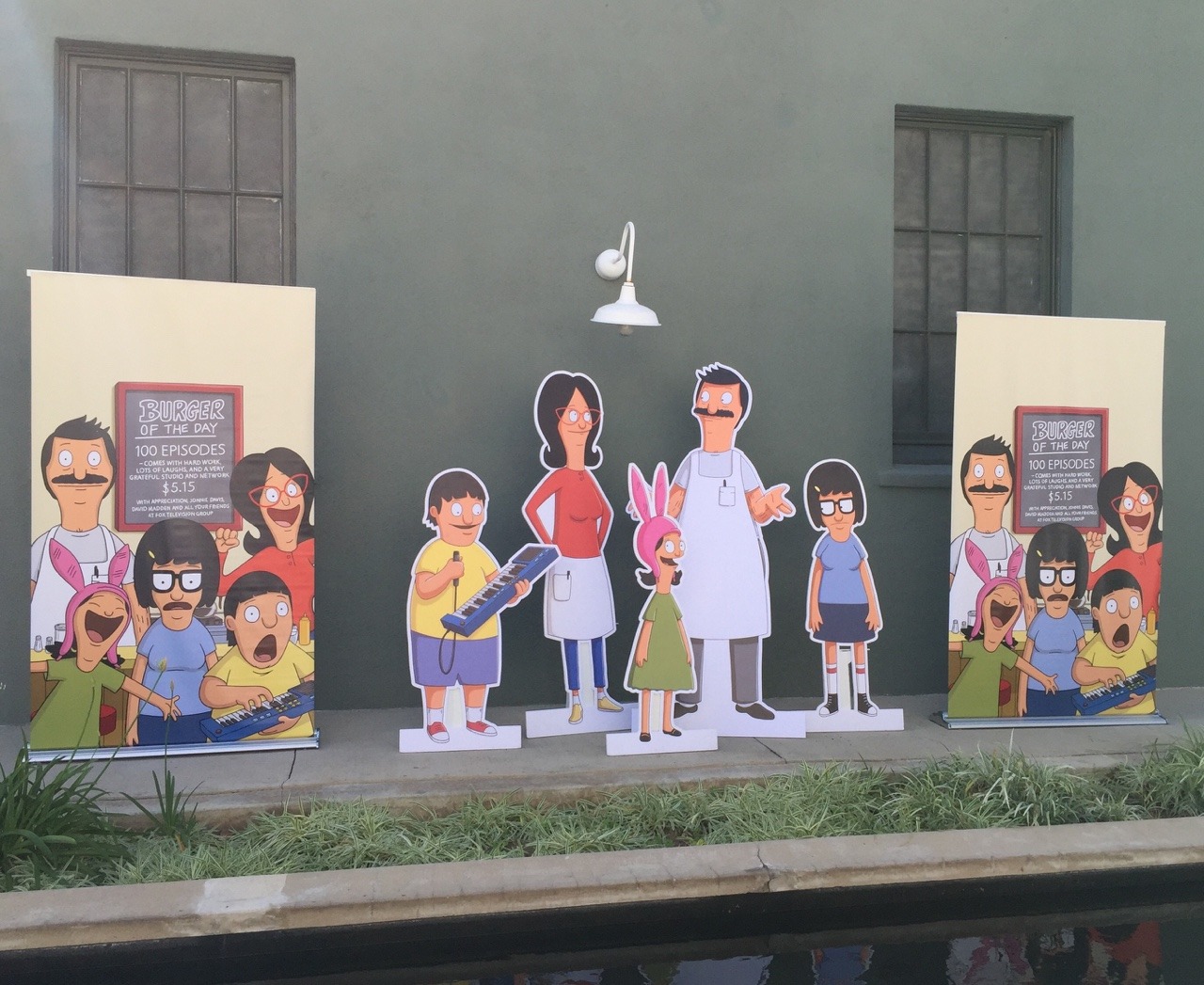 bentoboxent:  The table read and celebration of 100 episodes of Bob’s Burgers!!!