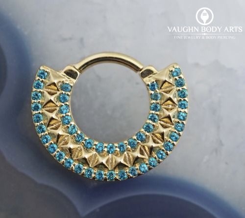  This “Hydra” hinged ring from BVLA is such a stunning piece of jewelry. Made of solid Y